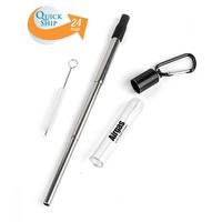 Retractable Reusable Straw with Case