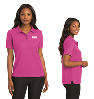 Port Authority Ladies Silk Touch Polo - Breast Cancer Awareness